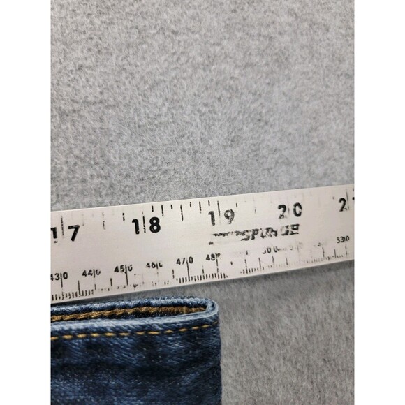 Adriano Goldschmied AG Jeans  Mens 38 36x32 Slim Straight Dark Blue Stretch USA - Picture 6 of 15